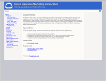 Tablet Screenshot of cencoinsurance.com